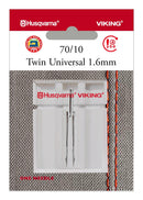 Husqvarna Viking — Aiguille universelle double 70/10 — écartement 1,6 mm — Husqvarna Viking — 920721096