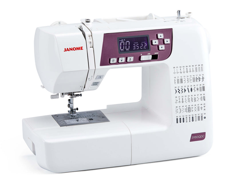 Janome 3160QDC-G Machine à coudre avec table d'extension