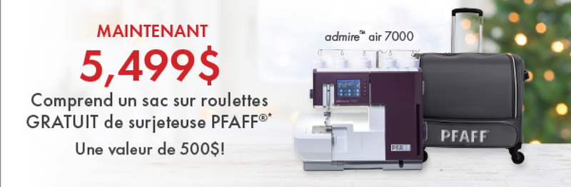 Pfaff Admire Air 7000 - Combo Surjet et Cover