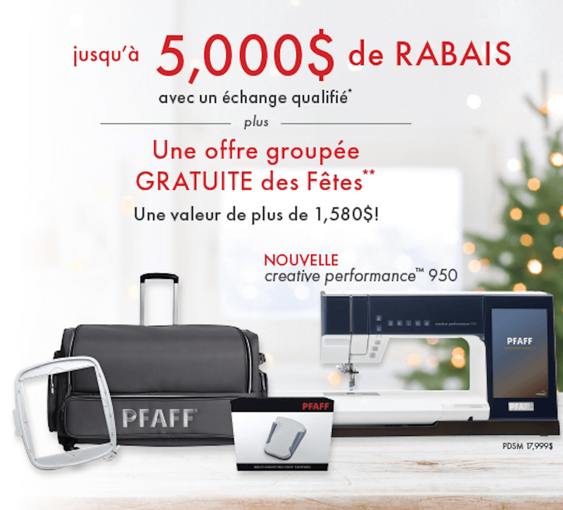 PFAFF Creative Performance 950 Machine à coudre et à broder