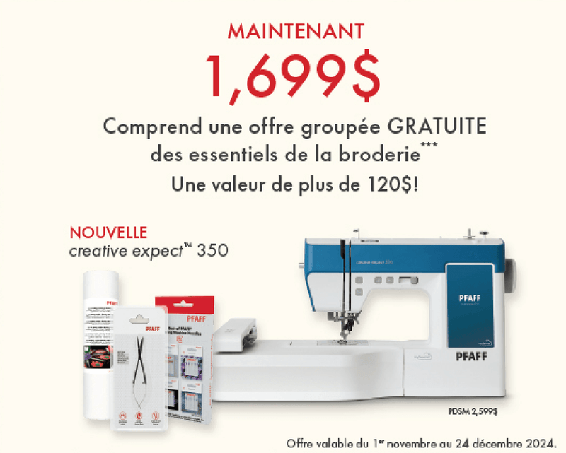 PFAFF creative expect 350 Machine à coudre et à broder