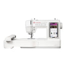 Machine Singer Smart Heavy Duty HD9120 présentée avec son unité de broderie 900E