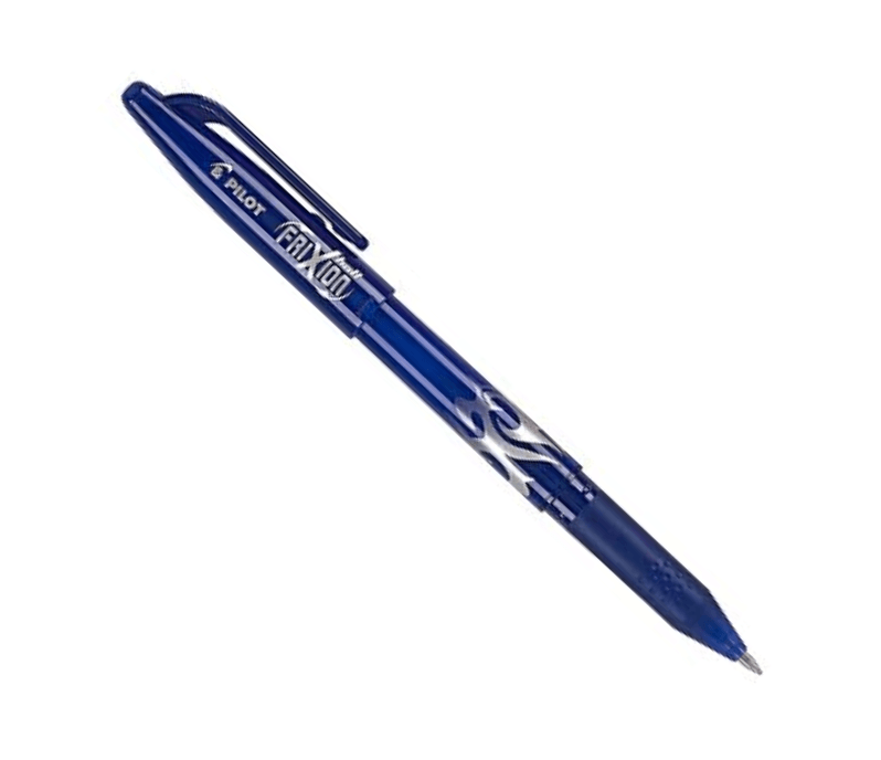 Pilot Frixion Ball - 1 stylo gel bleu effaçable 0.7mm
